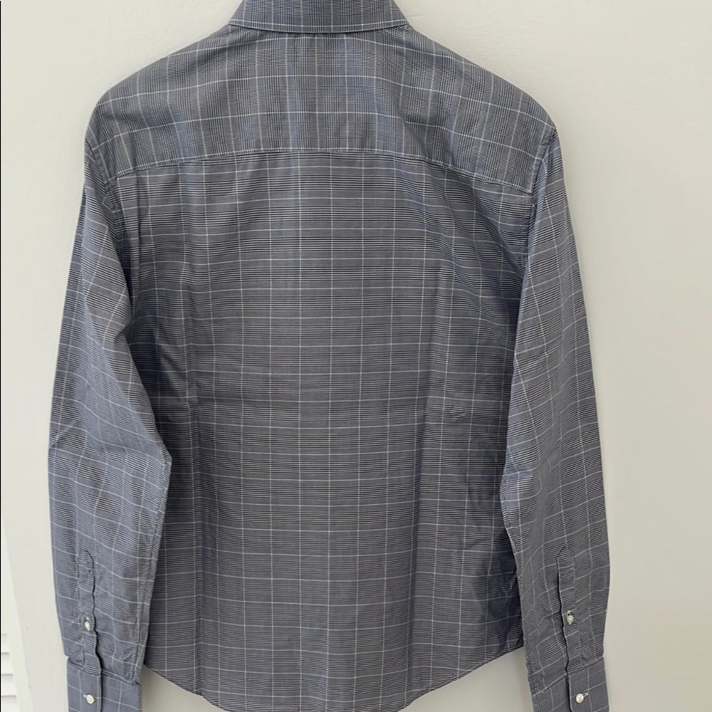 Z Zegna Gray Plaid Dress Shirt - Picture 3 of 3